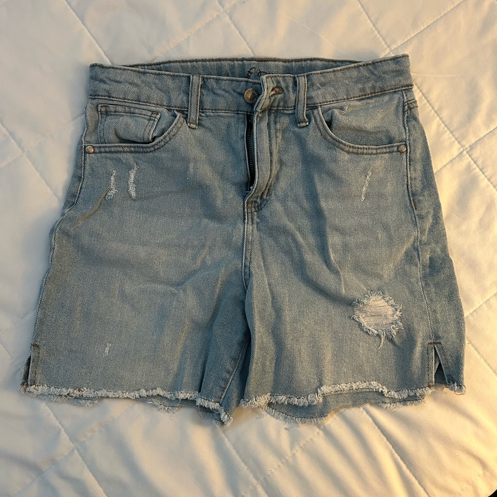 Denim Cut-Off Shorts
